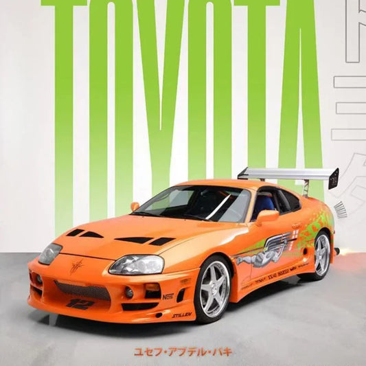 Jada 1:24 Fast and Furious 1995 Toyota Supra toys for boys model car Metal Car Diecast Children Gift Collection J187