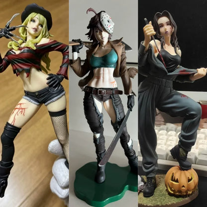 A Nightmare On Elm Street Female Krueger‌ Jason Voorhees‌ Michael Myers‌ Friday The 13th Anime Figures Holidays Gift