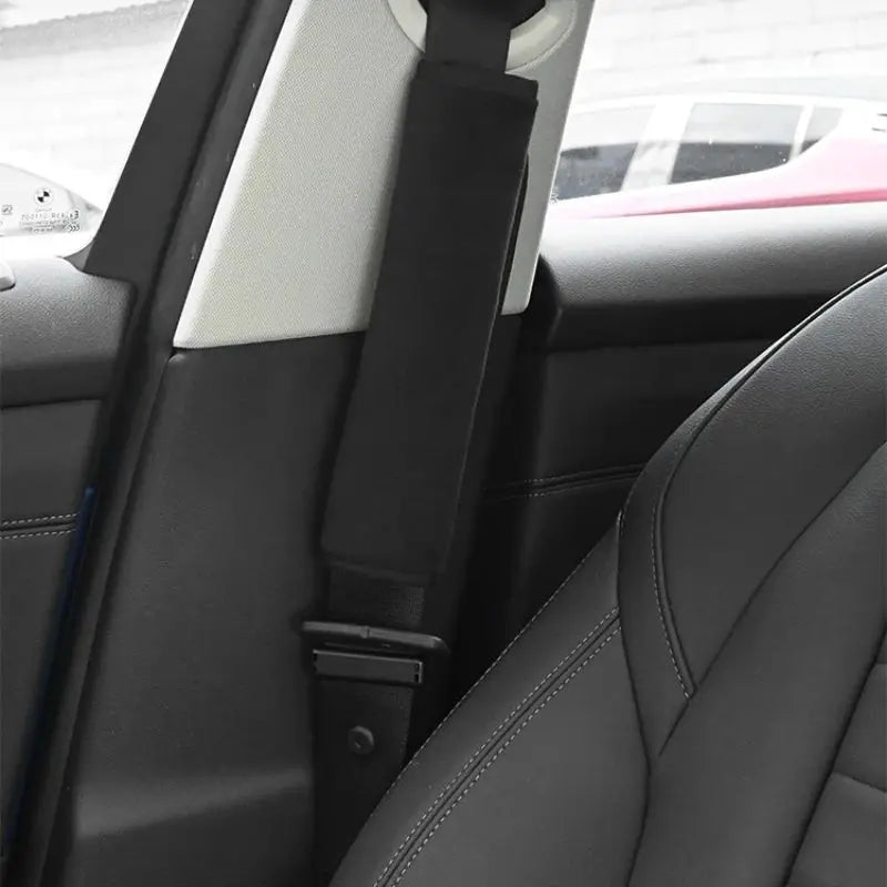 2Pcs/set Car Seat Belt Safety Belt Shoulder Cover Soft Breathable Plush Protection Seat Belt Padding Pad Interior Accessories