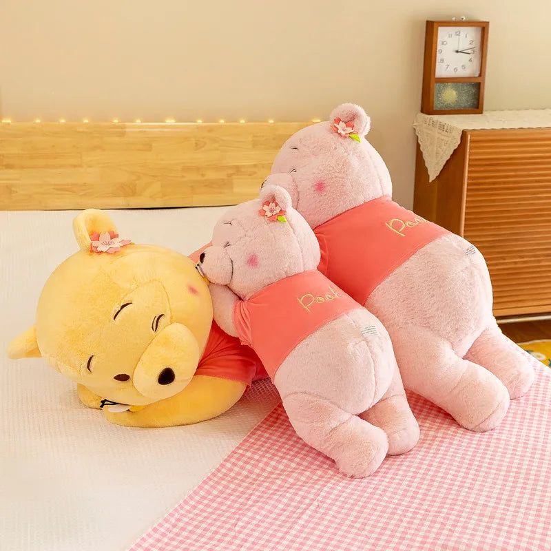 40-100cm New Winnie the Pooh Plush Toys Cartoon Animal Winnie Bear Doll Soft Stuffed Cute Anime Character Pillow Birthday Gifts