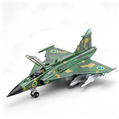 1/72 SAAB JAS-39 Gripen Fighter Jet Model Swedish Air Force Multirole Combat Aircraft Plastic Assembly Kit DIY Military Airplane