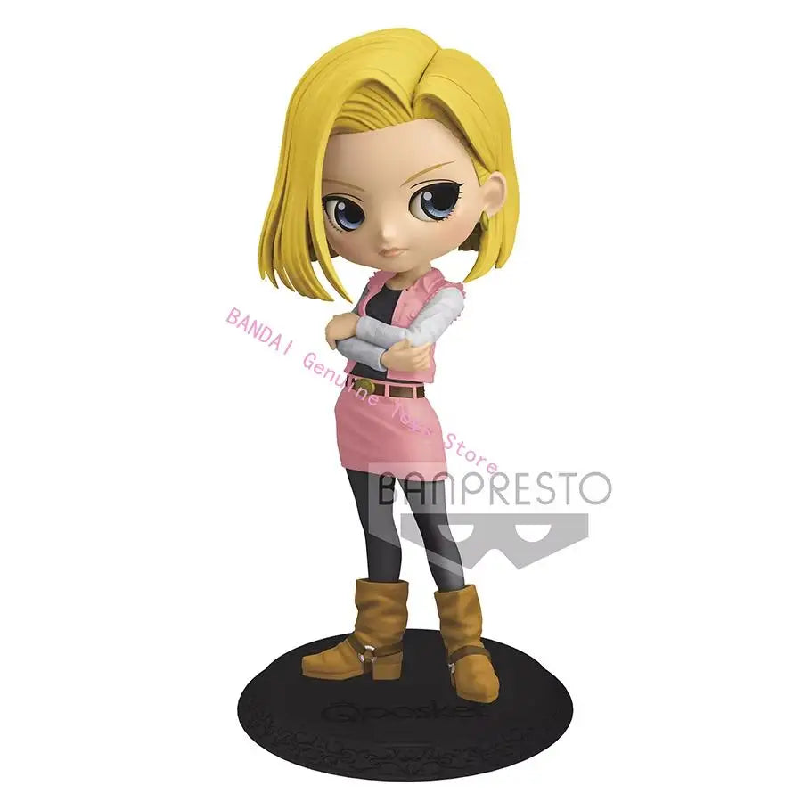 Bandai Anime Dragon Ball Z Q Posket Lunch Lazuli Bulma PVC Action Figures Collectible Model Doll Toys DBZ Figurals Brinquedos