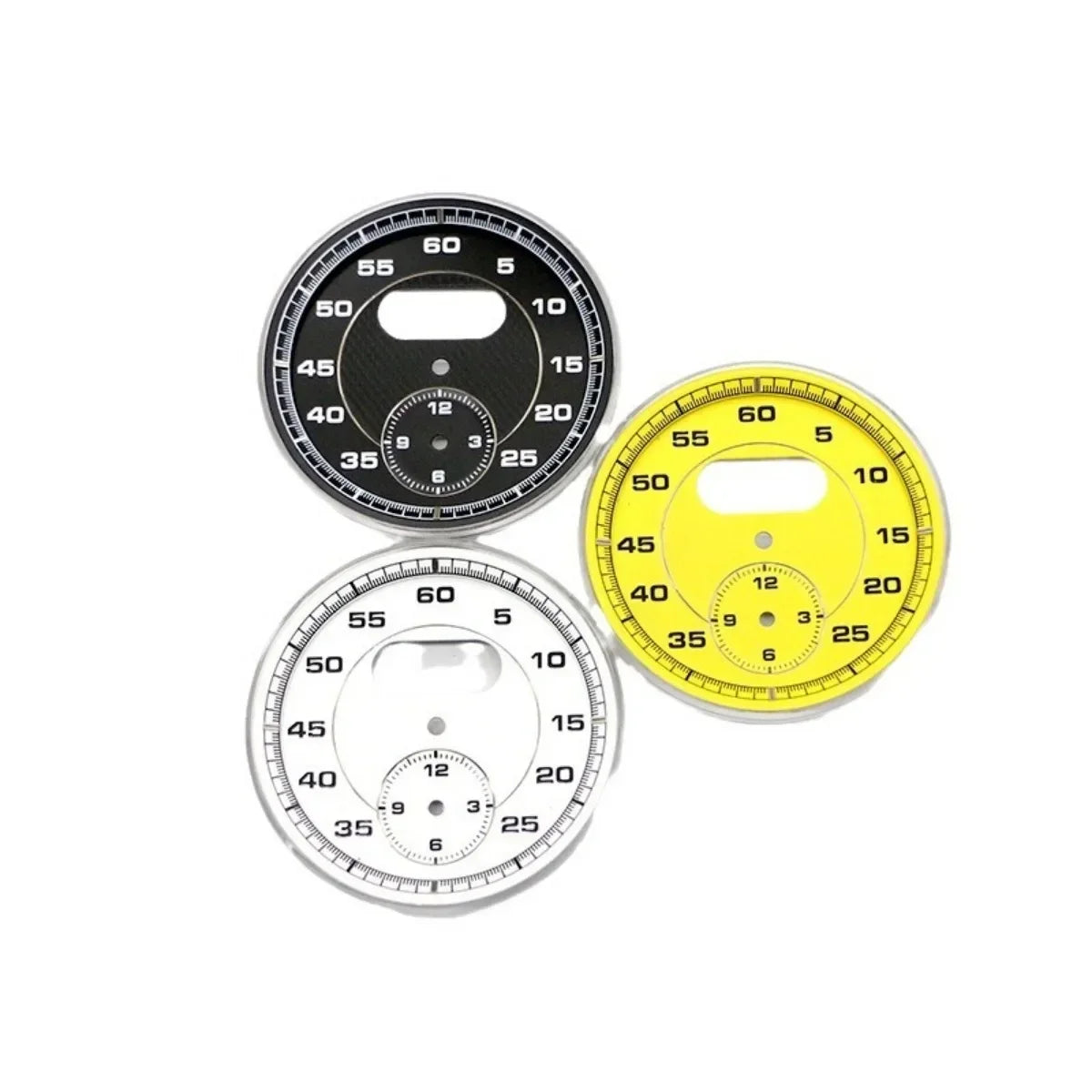 1pcs Dial Clock Gauge Chrono For Porsche 911 Carrera 2013-2019 997 958 Panamera 970 Cayenne Boxster Macan 718 982 Stopwatch