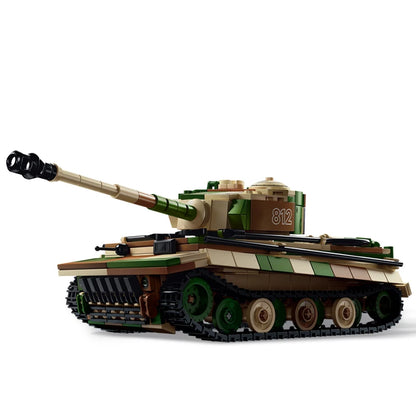 World War Army Military Soldiers SWAT Leopard 2A7 Main Battle Tank Assemble Building Blocks City Construction Bricks Toys Gift