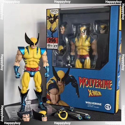 In Stock CT Toys Mafex 96 Wolverine Figure Brown Comic X-Men Action Figure Mafex 138 Shf Anime Figurine Ko Model Toy Gifts