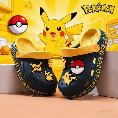 In Stock Pika Kids Clogs Boys Slippers Summer New Style Soft Non-slip Sole Toddler Baby Outdoor Beach Sandals Lightweight Home