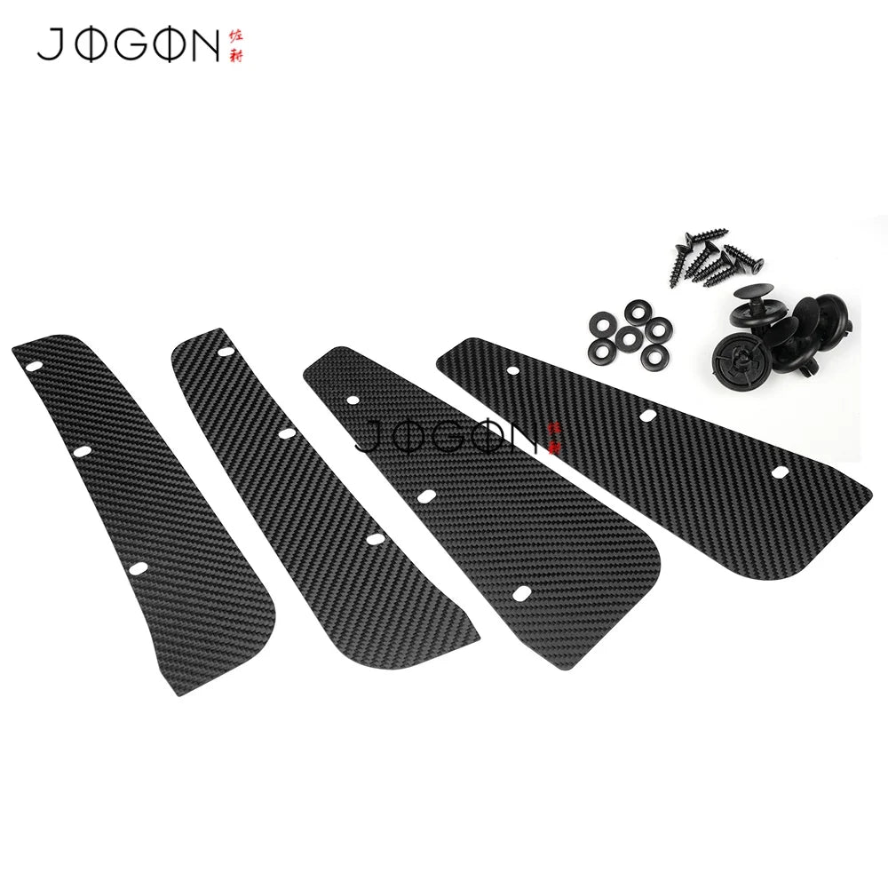 4Pcs Real Carbon Fiber Car Side Fender Mudflaps Splash Mud Guards Flaps Cover Trim Accessories For Toyota GR Yaris 2025 2026
