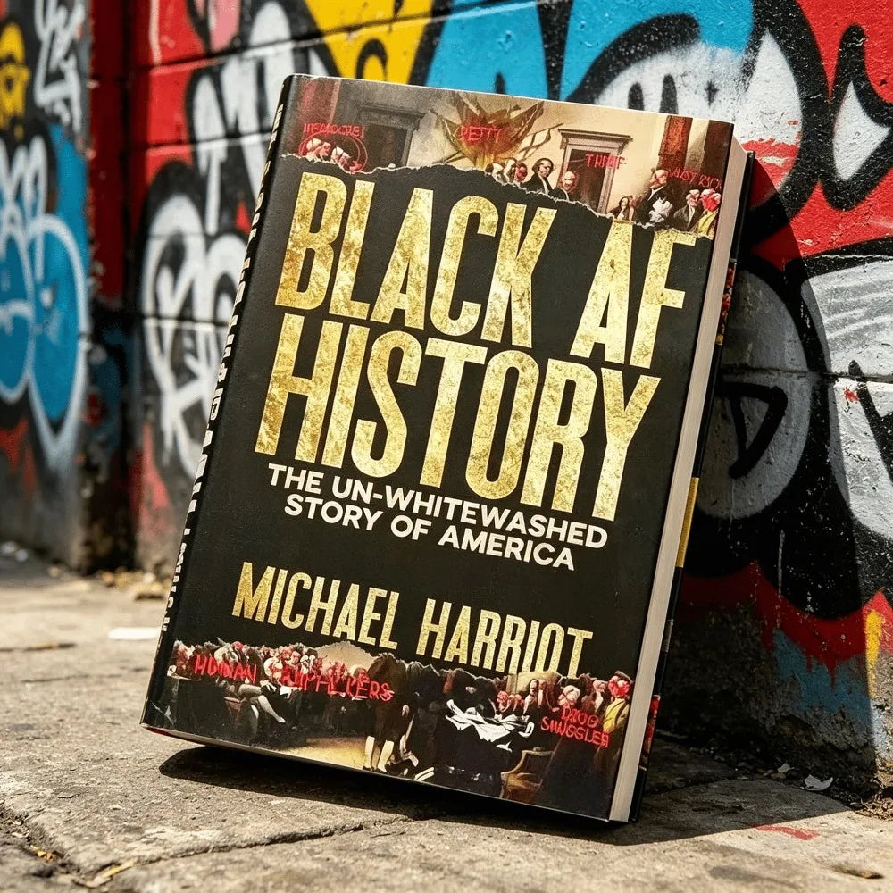 Black AF History Michael Harriot Adults English Paperback Eye-Opening Un-Whitewashed American History Book Free Shipping