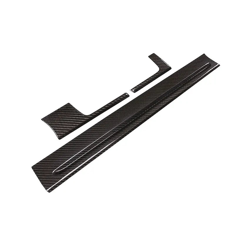 For Porsche Cayenne 2018 2019 2020 2021 2022 2023 Real Carbon Fiber Car Center Console Panel Cover Trim Stickers Car Accessories