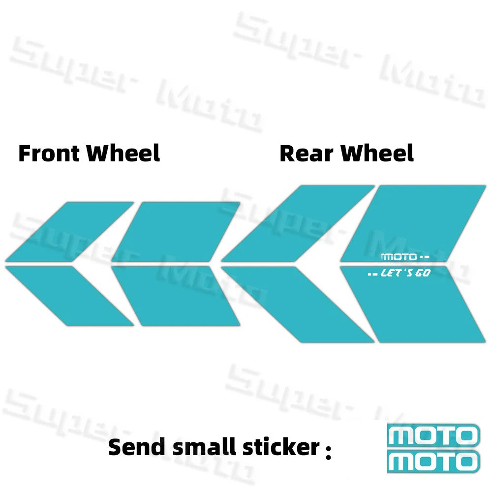 For 150nk150NK NK150 250NK 250SR 450NK 450SR 800NK Arrow Wheel Hub Stickers Accessories Rim Decoration Protection Decals