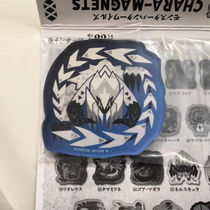 In Stock New Monster Hunter Refrigerator Magnet Fridge Decoration Collectible Creative Model Toys Anime Periphery Friend Gift