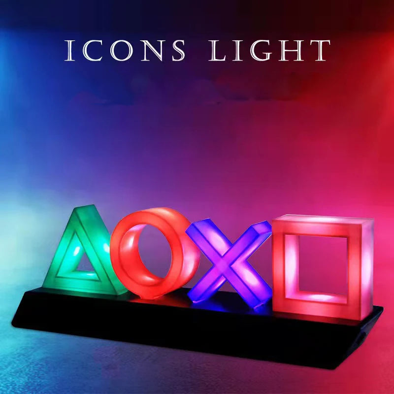 Atmosphere light XO light game icon light scene desktop desk lamp bedside lamp game atmosphere rhythm light