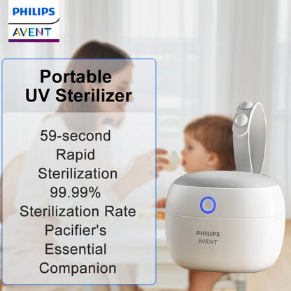 Avent Portable UV Sterilizer - 59s Rapid Sanitizer Box for Baby Accessories Tools and Personal Care Products