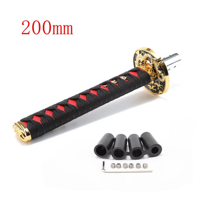 Universal Car Katana Gear Lever Knob Gear Shift Knob - JDM Racing Style Aluminum Alloy Shifter for Manual Transmission