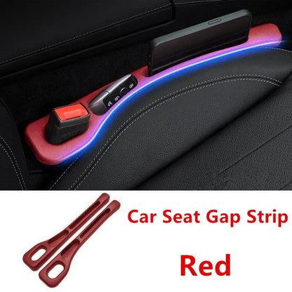 2Pcs Car Seat Gap Leak For Mazda 2 3 6 Atenza Axela Demio CX-5 CX5 CX-3 CX-9 MX5 Accessory Proof Sealing Strip, Seam Storage Box