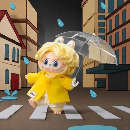 Genuine POP MART LABUBU THE MONSTERS Hair Salon Series Vinyl Plush Bind Box Pendant Ornament Collection Cute Toys Gift
