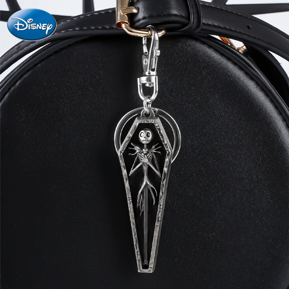 Disney The Nightmare Before Christmas Keychain Bag Clip Jack Sally Oogie Boogie Zero Collectible Decoration for Halloween Gift