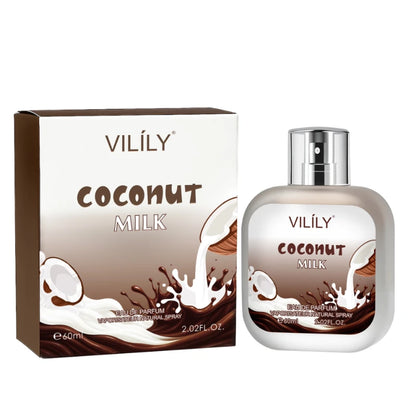 Coconut Vanilla Chocolate Milk Coffee Cream Men Perfume Spray,Fruity Floral Gourmand Notes Unisex Scent,Musk Fragrance Mist