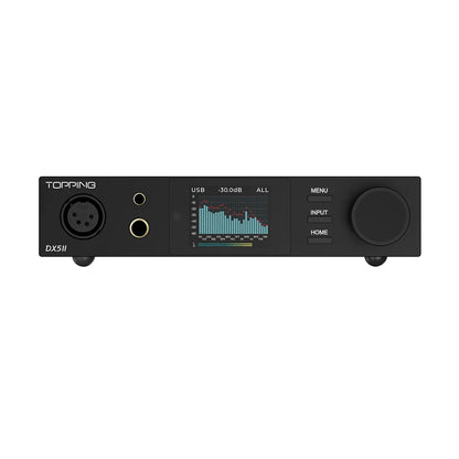 TOPPING DX5 II Fully Balanced DAC & Headphone Amp Combo Dual ES9039Q2M DSD512 PCM768kHz LDAC Decoder Amplifier