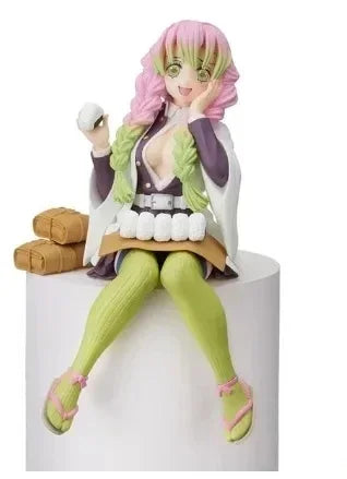10-15cm anime Demon Slayer action figure PVC model doll collection toy car figure Kamado Tanjiro Nezuko sitting ornaments