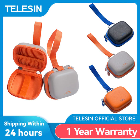 TELESIN DisAdv Mini Storage Protection Bag Carrying Case for DJI OSMO Action 6 5pro 4 3 GoPro Hero Insta 360 Ace Ace pro 2