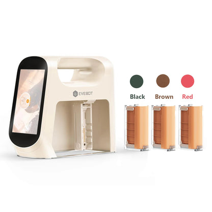 EVEBOT Smart Handheld Food Printer 5cm Print Head (Next-Gen with Visual Positioning) Flip Screen Ideal For Cafés & Coffee Shops