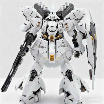 RG 1/144 MSN-04 Sazabi White Star Version Assembly Model Kit Action Figures With Decals Collectable Mecha Toy Desk Deco Boy Gift