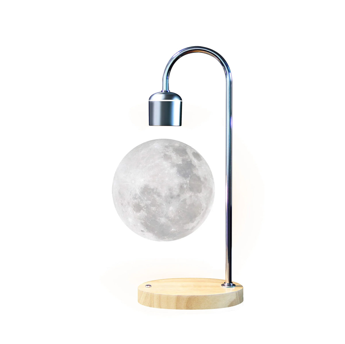 Suspended Moon Lamp 3D Printing Seamless Creative Suspended Moon Desk Lamp Home Decoration LED Night Light