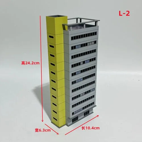 1/350/150 Diorama Outland City Modern Commercial Building Model Street Office Home Scene Model Toys