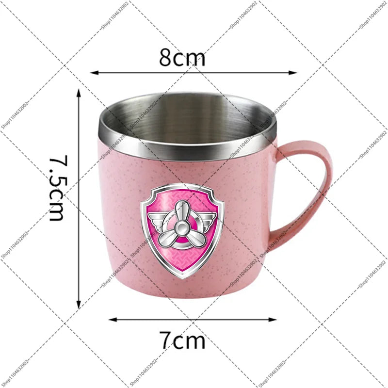 Paw Patrol Portable Stainless Steel Coffee Mug Chase Skye Cartoon Anime Pattern Printed Water Cup Household Couples Milk Cups