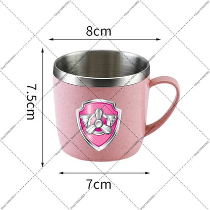 Paw Patrol Portable Stainless Steel Coffee Mug Chase Skye Cartoon Anime Pattern Printed Water Cup Household Couples Milk Cups