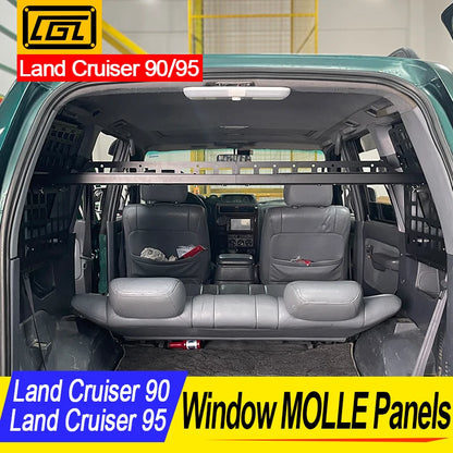 For Toyota Prado J95 Land Cruiser LC90 LC95 1998-2002 Accessories storage panel car rear trunk debris rack Car-Styling