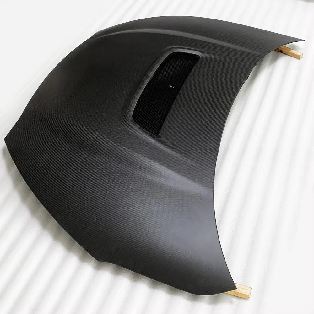 Matte Carbon Fiber  Style Engine Hood for GR YARIS GXPA16 Engine Front Bonnet