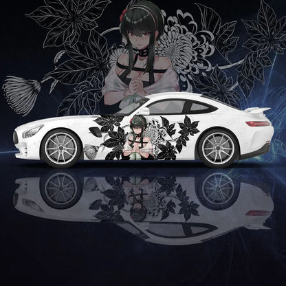 Yor Forger Sexy Anime Girl Car Body Stickers Anime Itasha Vinyl Car Side Decal Sticker Car Sticker Automotive Decor Film