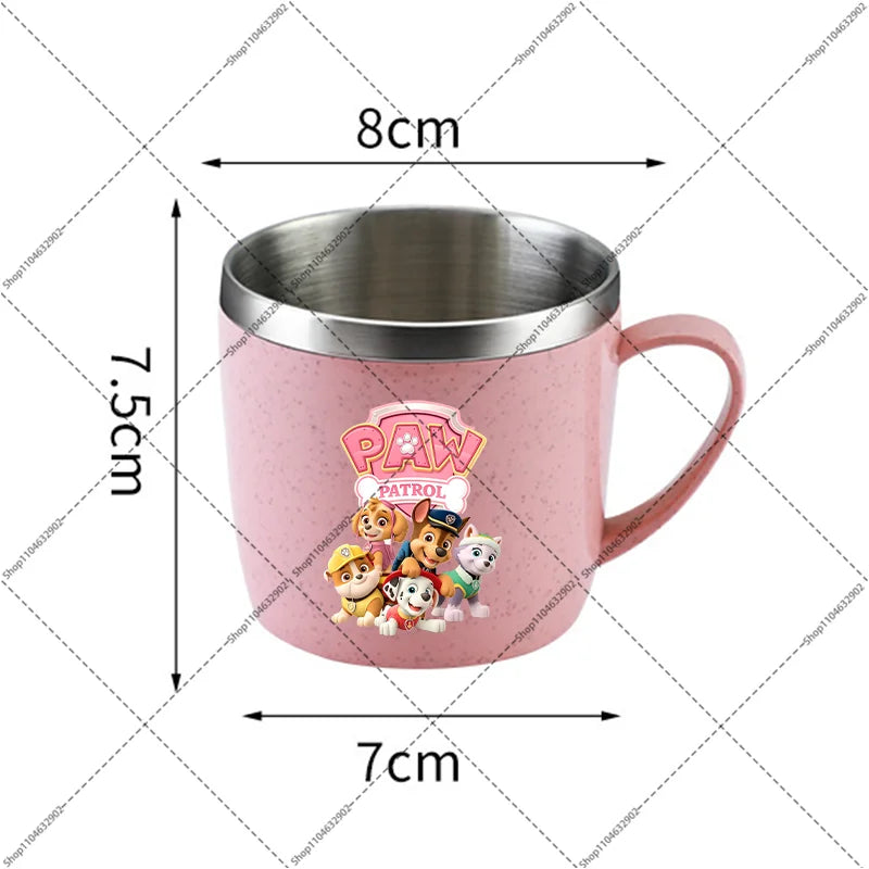 Paw Patrol Portable Stainless Steel Coffee Mug Chase Skye Cartoon Anime Pattern Printed Water Cup Household Couples Milk Cups