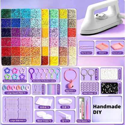 24/48/72colors 2.6mm Hama Beads Puzzle Perlen Iron Beads Diy Perler Fuse Bead Intelligence Educational Toys Thermal Mosaic Beads
