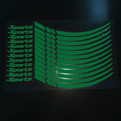 Motorcycle Wheel Rim Stripe Wheel Decal Tape Sticker 18-21 Inch Sport Wheel Decals Road Bike Reflective Sticker