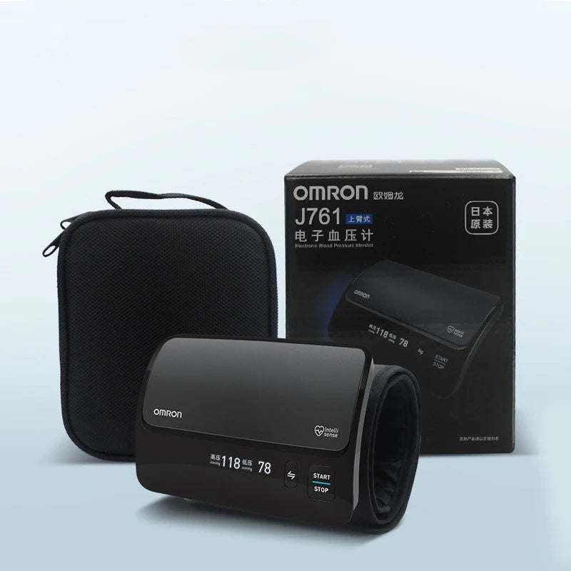 Omron Electronic Blood Pressure Monitor Sphygmomanometer J761 Upper Arm Digital BP Monitor with Bluetooth Originating from Japan