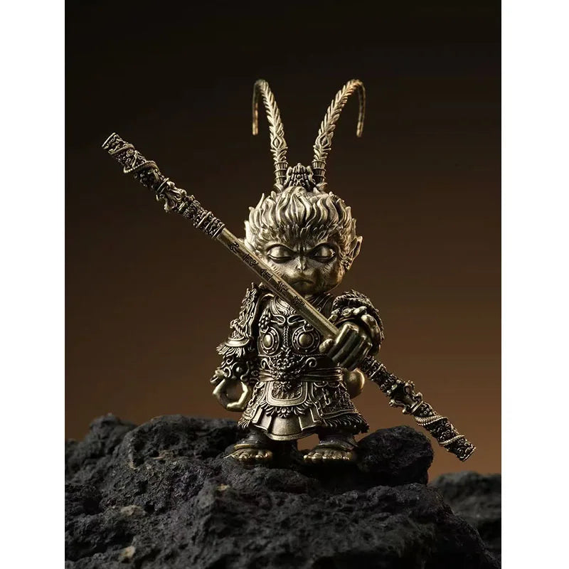 Original Logo 2026 Black Myth: Monkey King People Of Destiny Gold Armor Version Removable Magnetic Attachment Figurine Ornaments