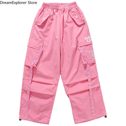 Girls K-pop Crop Top Street Dance Tiered Skirt Cargo Pants Children Costume Kids Hip Hop Streetwear Jazz Girl Group Clothes Sets