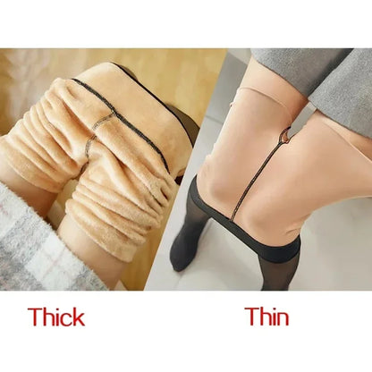 Thermal Stockings Woman Tights Sexy Winter Warm Pantyhose Translucent Slim Thicken Tights Elastic Pantyhose Female Leggins