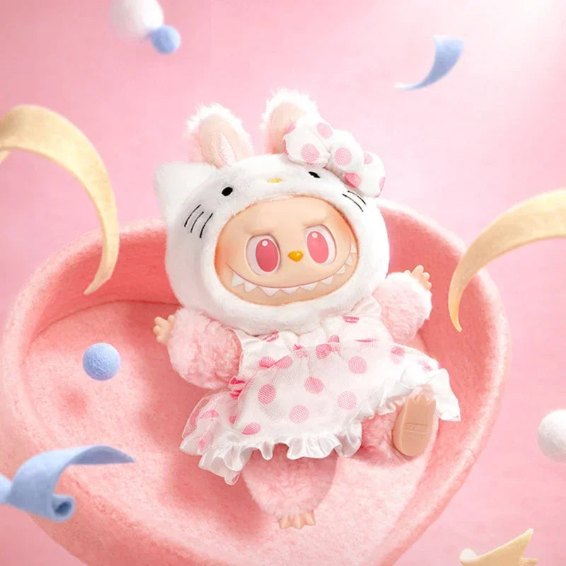 POP MART Labubu Monsters Sanrio Characters Series Vinyl Plush Mystery Guess bagBlind Box Anime Figure Soft Toy for Desktop Decor
