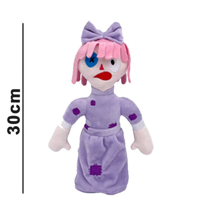 New Styles The Amazing Digital Circus Pomni Jax Plush Toy Anime Cute Theater Rabbit Doll Cartoon Clown Christmas Kids Gifts
