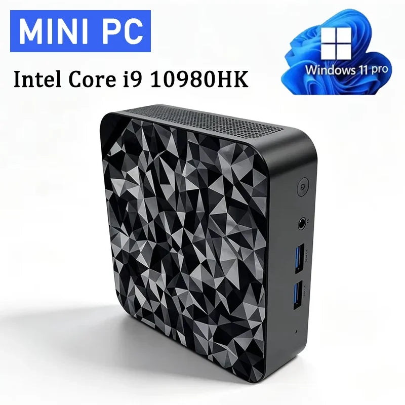 Multi-purpose Mini PC Portable Mini PC Intel Core i9 10980HK 16GB RAM 1TB 2048GB SSD Gaming Computer WiFi6 Desktop PC