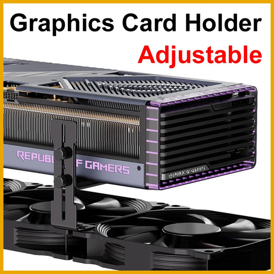 NEW 2026 Graphics Card Holder Adjustable Jack GPU Video Card Bracket Prevent Sagging for ITX/ATX Desktop PC Case Accessory