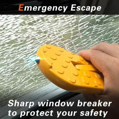 Car Door Step with Glass Breaker Safety Hammer & Roof Rack Access,Car Automotive Foldable Roof Rack Door Step,Universal Fit Car
