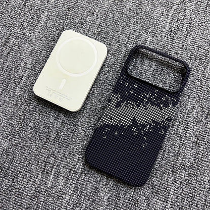 Slim Frameless Carbon Fibre Sunset PC For Magsafe Magnetic Case For iPhone 17 Air 16 Plus 15 14 13 12 Pro Max Shockproof Cover