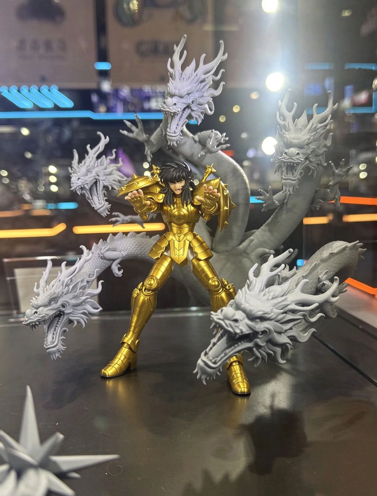 New Blokees Saint Seiya Champion Class  Aries Shion Libra Tong Hu Funeral Robe Snap Fit Model Articulated Anime Birthday Gift