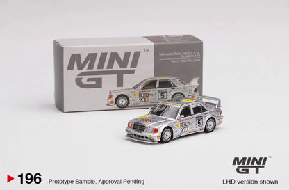1:64 190E 2.5-16 Evolution II #3 #187 #196 #197 alloy die-cast simulation car model, adult ornaments,boys' toys,children's gifts