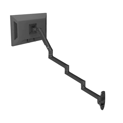 D-MOUNT 7014 Aluminum Mechanical Spring 17'-32' TV Monitor Wall Mount Bracket Extra 4 Section Long Arm Full Motion Rotate 3-6kg